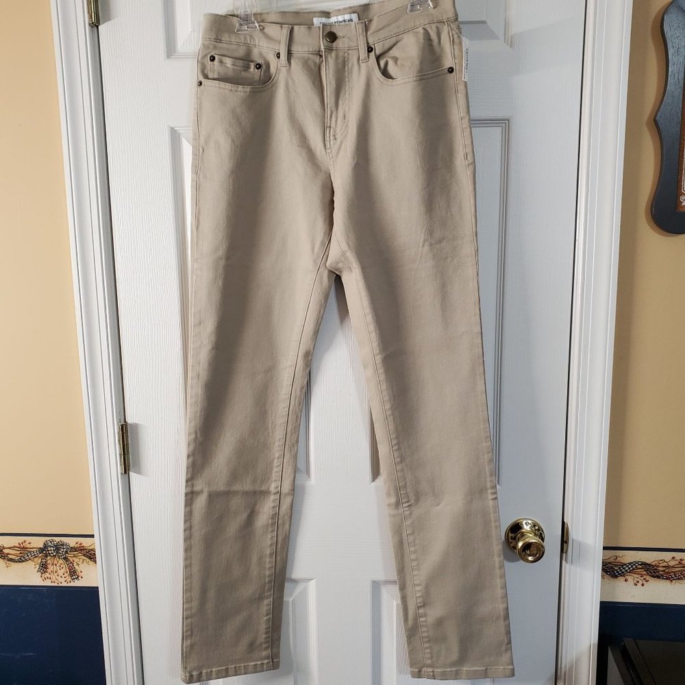 Amazon Essentials Men's Athletic-Fit Stretch Jean Light Khaki Brown 29 x 34